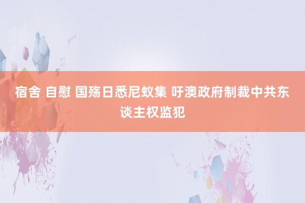 宿舍 自慰 国殇日悉尼蚁集 吁澳政府制裁中共东谈主权监犯